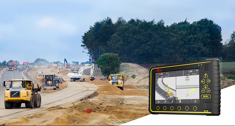 Leica iCON site excavatorとは？小型・中型油圧ショベル向け3Dガイダンスの機能と特徴 ロゴ・サービス画像