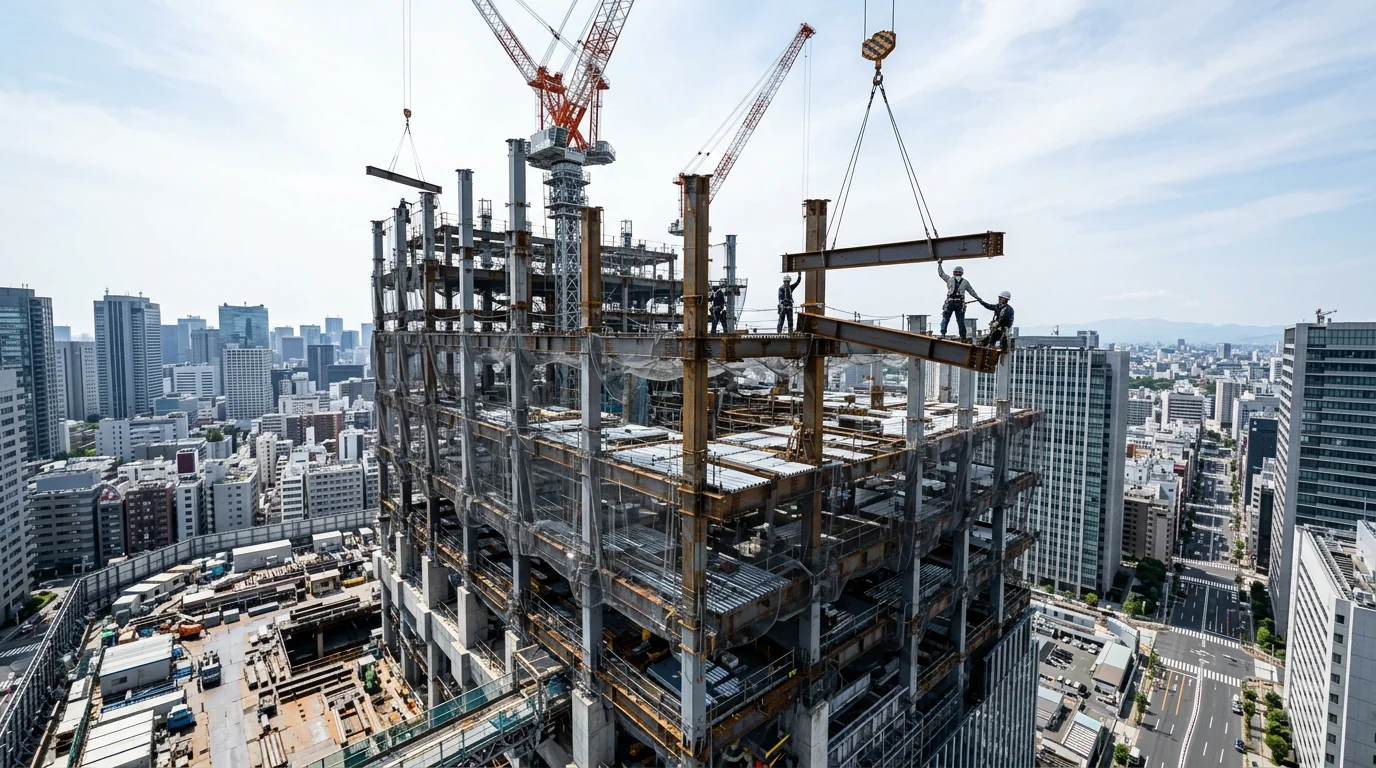 日本鳶工業連合会が日当3.6万円要求｜下請倒産110件で施工班確保が急務